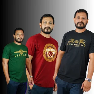 3 Pcs Combo Offer-Premium Half Sleeve T-Shirt-1