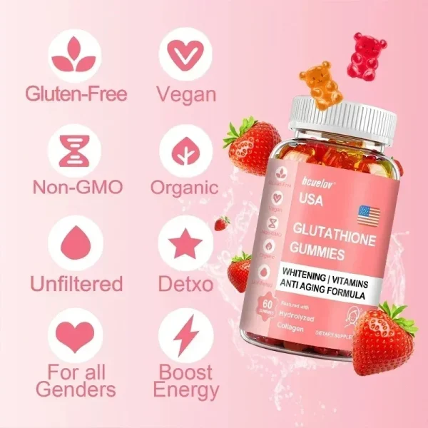 Glutathione Gummies - Whitening, Anti-Aging - Image 6