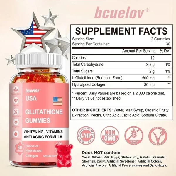 Glutathione Gummies - Whitening, Anti-Aging - Image 7